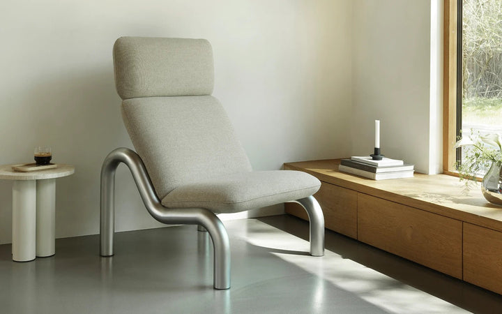 Tube Lounge Chair - Normann Copenhagen Lounge Chairs - Ultra Leather 41599 - HORNE