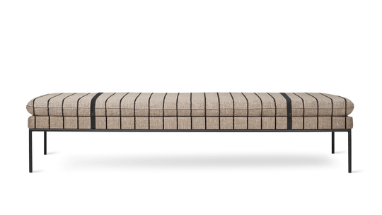 Turn Daybed - Ferm Living Daybeds - Pasadena - Sand/Black - HORNE