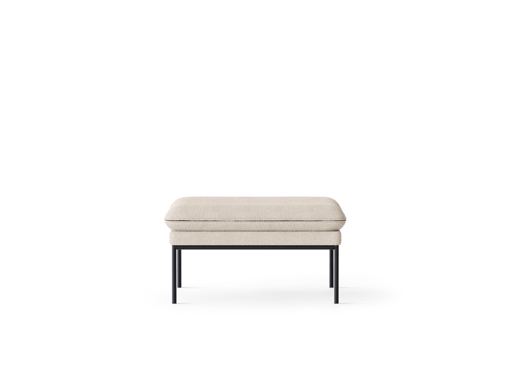 Turn Pouf - Ferm Living Stools + Benches + Ottomans - Bouclé - Off - White - HORNE