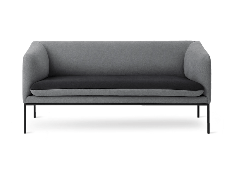 Turn Sofa 2 - Ferm Living Chairs - Hallingdal - Dark Brown - HORNE