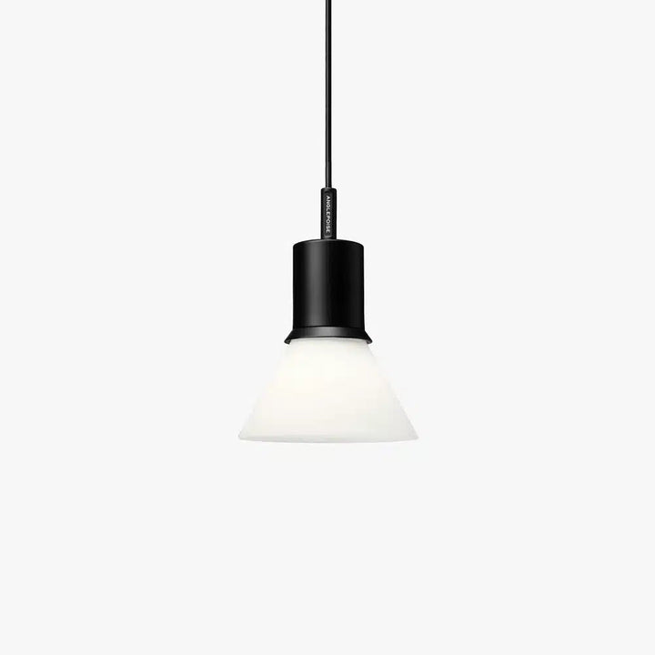 Type 80™ Pendant Matte Black - Opal Glass - Anglepoise Pendants - HORNE