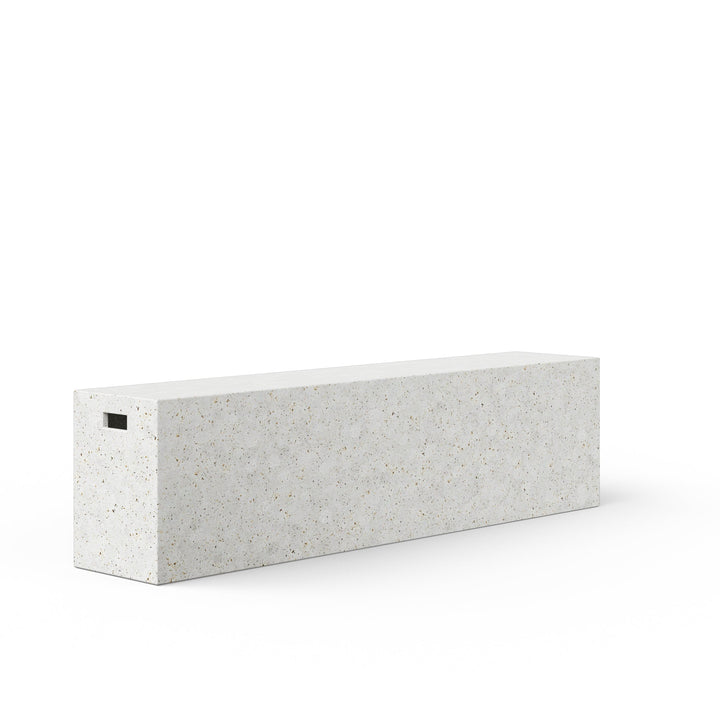 Una Bench - Urbia Stools + Benches + Ottomans - Ivory Terrazzo - Large - HORNE