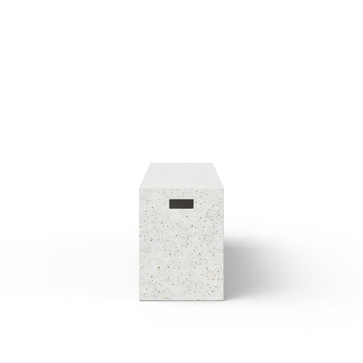 Una Bench - Urbia Stools + Benches + Ottomans - Ivory Terrazzo - Large - HORNE