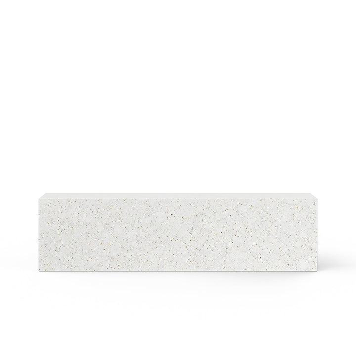 Una Bench - Urbia Stools + Benches + Ottomans - Ivory Terrazzo - Large - HORNE