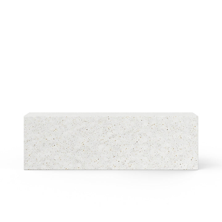 Una Bench - Urbia Stools + Benches + Ottomans - Ivory Terrazzo - Small - HORNE