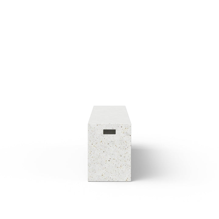 Una Bench - Urbia Stools + Benches + Ottomans - Ivory Terrazzo - Large - HORNE