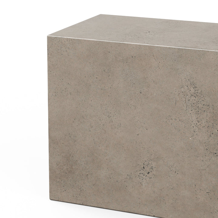Una Bench - Urbia Stools + Benches + Ottomans - Ivory Terrazzo - Large - HORNE