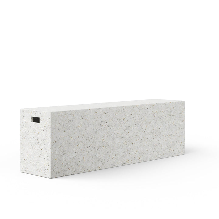 Una Bench - Urbia Stools + Benches + Ottomans - Ivory Terrazzo - Large - HORNE