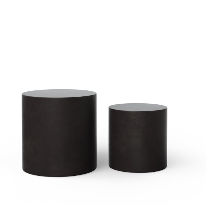 Una Pedestal - Set of 2 - Urbia Tables - Lava - HORNE