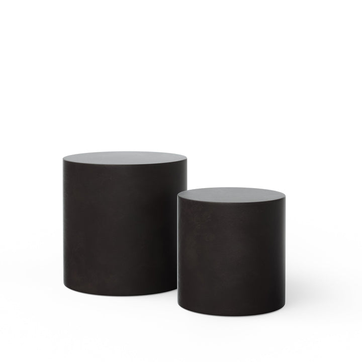 Una Pedestal - Set of 2 - Urbia Tables - Lava - HORNE
