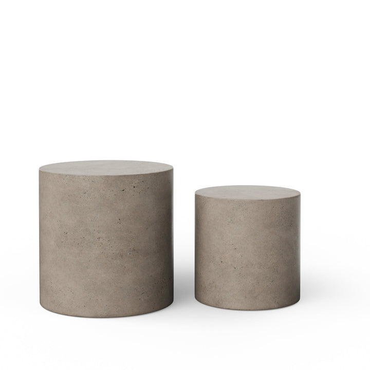 Una Pedestal - Set of 2 - Urbia Tables - Lava - HORNE