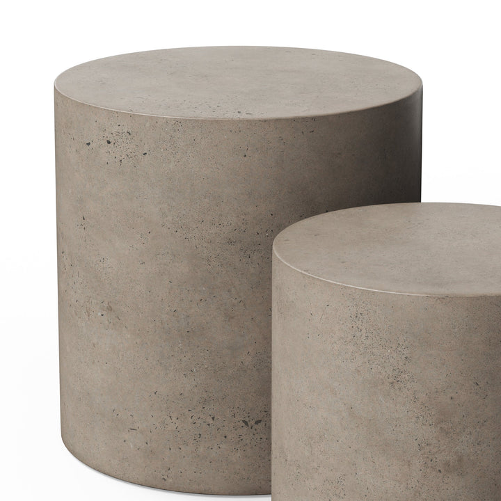 Una Pedestal - Set of 2 - Urbia Tables - Lava - HORNE