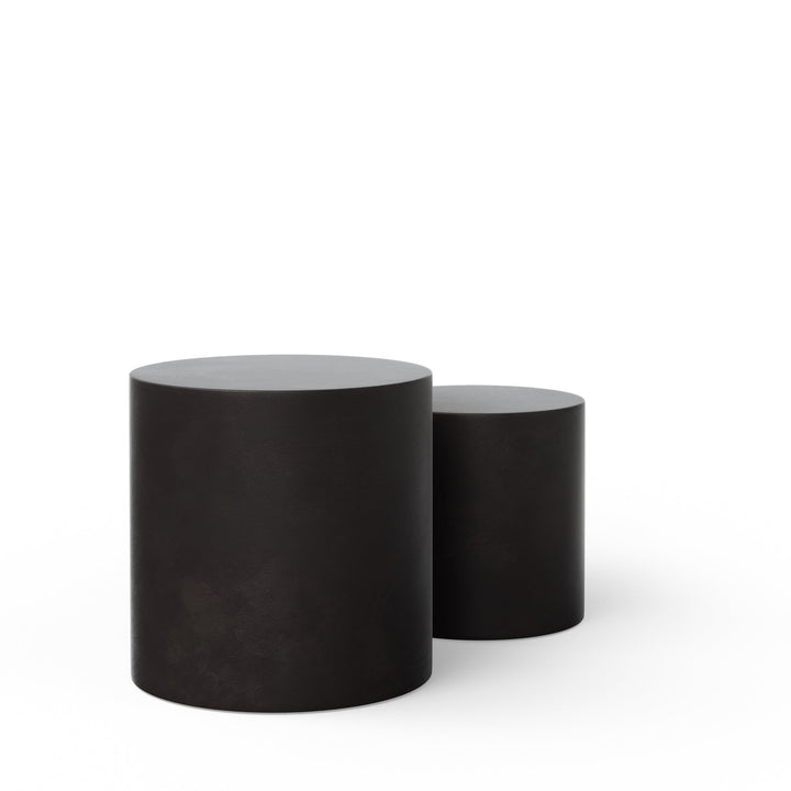 Una Pedestal - Set of 2 - Urbia Tables - Lava - HORNE