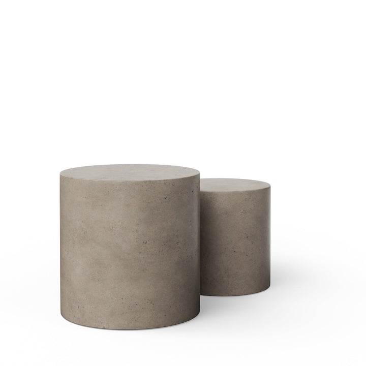 Una Pedestal - Set of 2 - Urbia Tables - Lava - HORNE
