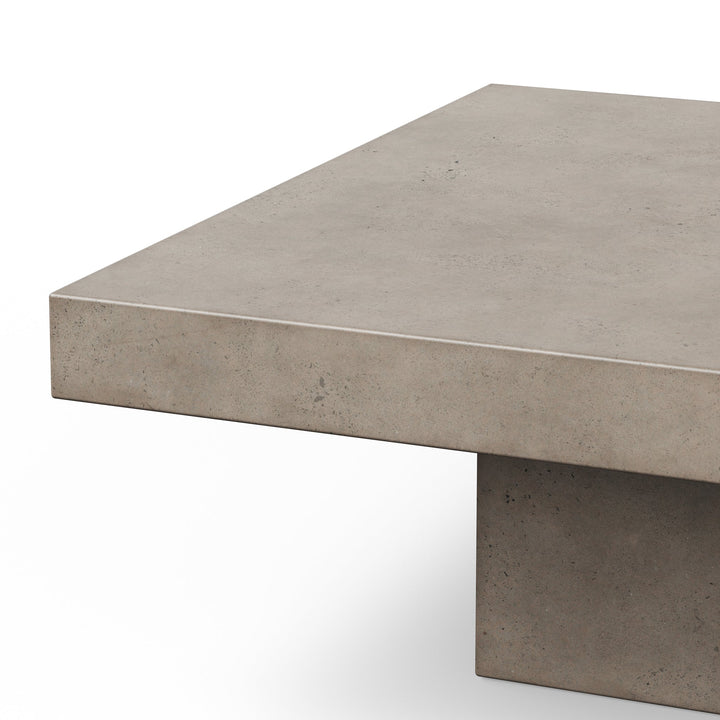 Una Square Coffee Table - Urbia Coffee Tables - Ivory Terrazzo - HORNE