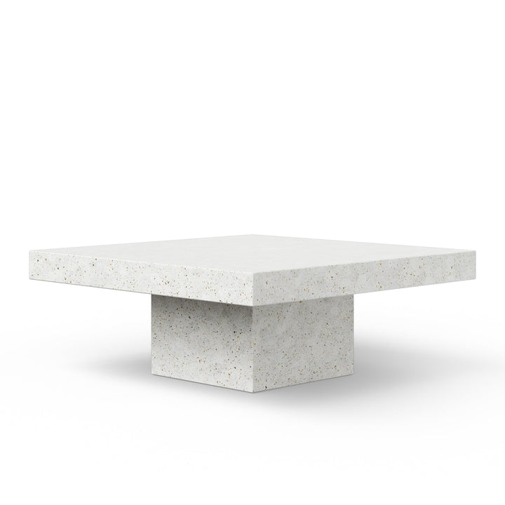 Una Square Coffee Table - Urbia Coffee Tables - Ivory Terrazzo - HORNE