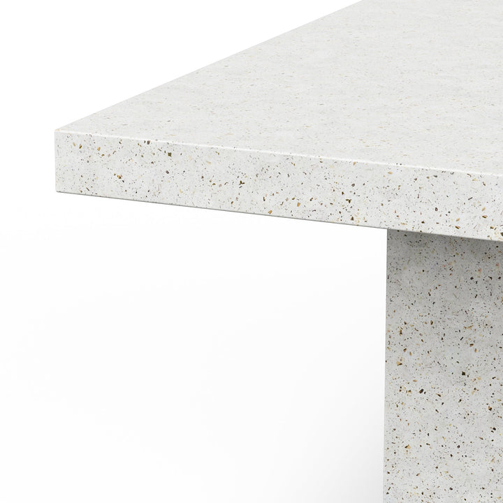 Una Square Table - Dining Height - Urbia Tables - Ivory Terrazzo - HORNE