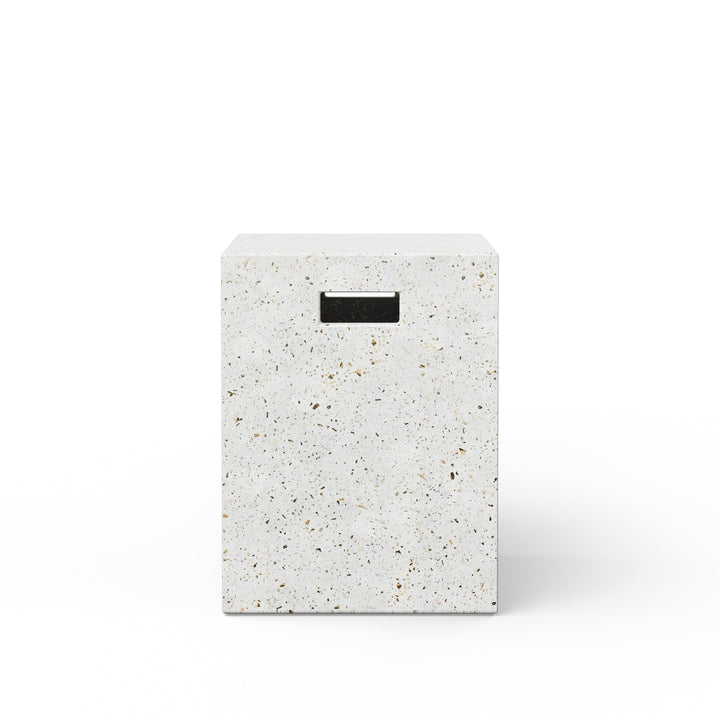 Una Stool - Urbia Stools + Benches + Ottomans - Ivory Terrazzo - HORNE