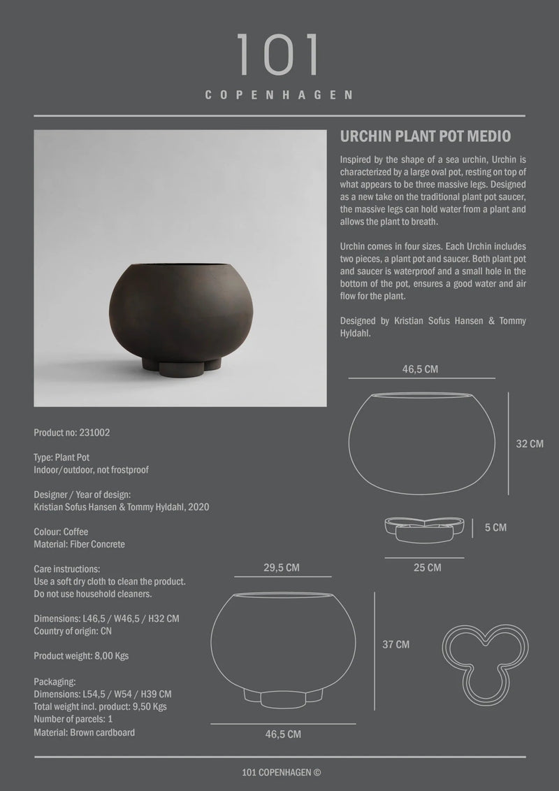 Urchin Plant Pot - 101 Copenhagen Vases - Big - HORNE