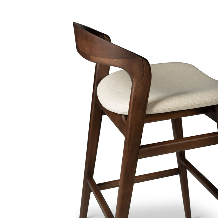 Velma Bar Stool - Urbia Chairs - Medley Ivory Nogal - HORNE