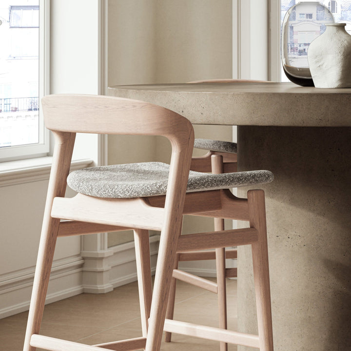 Velma Counter Stool - Urbia Chairs - Medley Ivory Nogal - HORNE