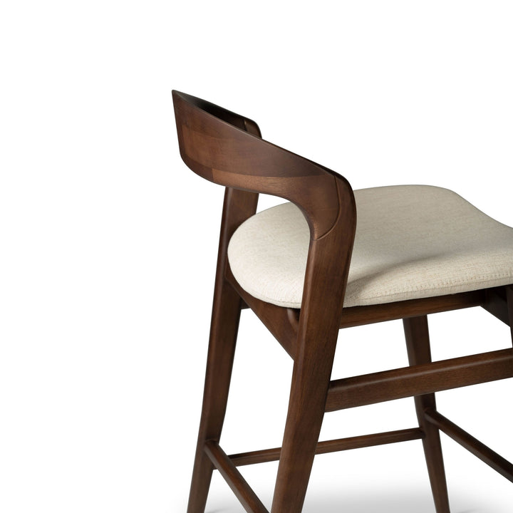 Velma Counter Stool - Urbia Chairs - Medley Ivory Nogal - HORNE