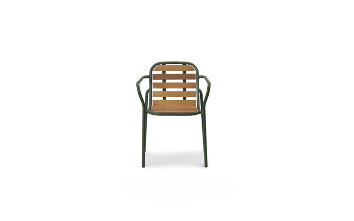 Vig Armchair Wood - Normann Copenhagen Outdoor Seating - Dark Green - HORNE