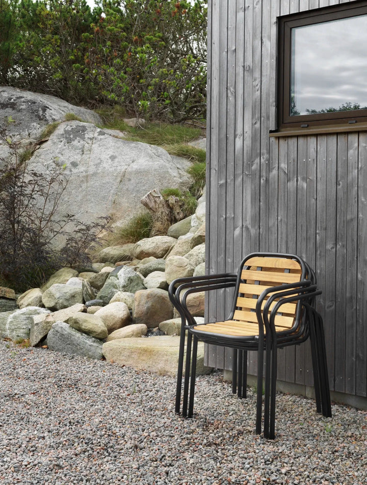Vig Armchair Wood - Normann Copenhagen Outdoor Seating - Dark Green - HORNE