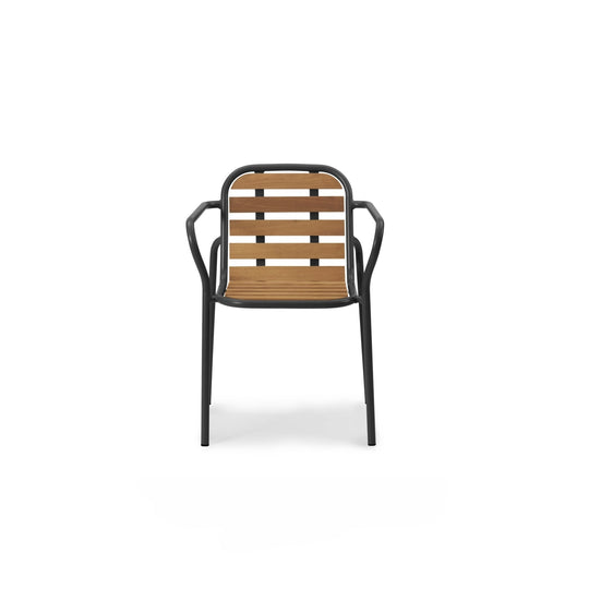 Vig Armchair Wood - Normann Copenhagen Outdoor Seating - Black - HORNE