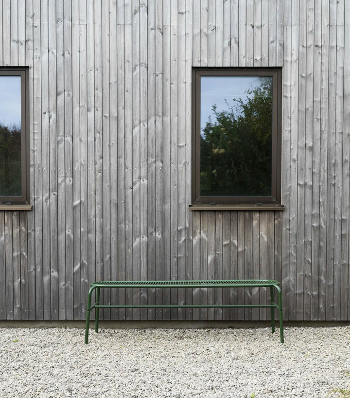Vig Bench - Normann Copenhagen Outdoor Seating - Dark Green - HORNE