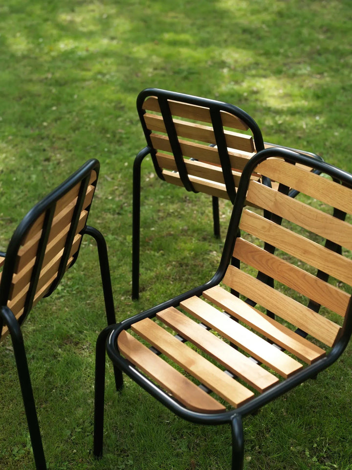Vig Chair Wood - Normann Copenhagen Outdoor Seating - Dark Green - HORNE