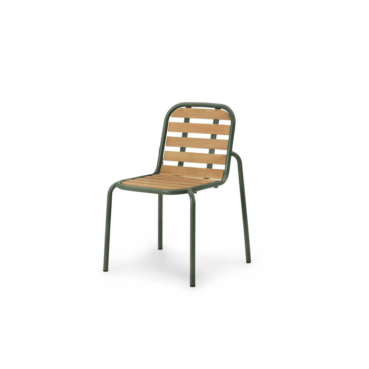 Vig Chair Wood - Normann Copenhagen Outdoor Seating - Dark Green - HORNE