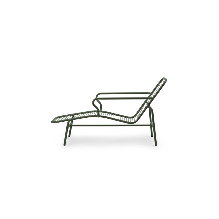 Vig Chaise Longue - Normann Copenhagen Outdoor Seating - Dark Green - HORNE