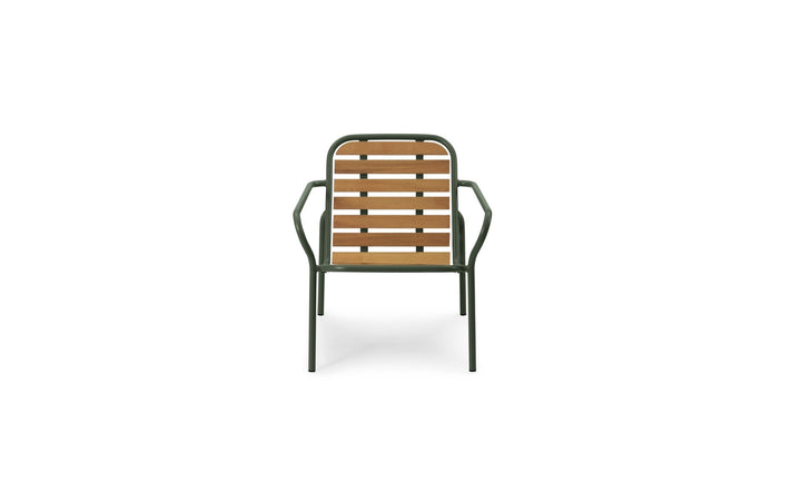 Vig Lounge Chair Wood - Normann Copenhagen Outdoor Seating - Dark Green - HORNE