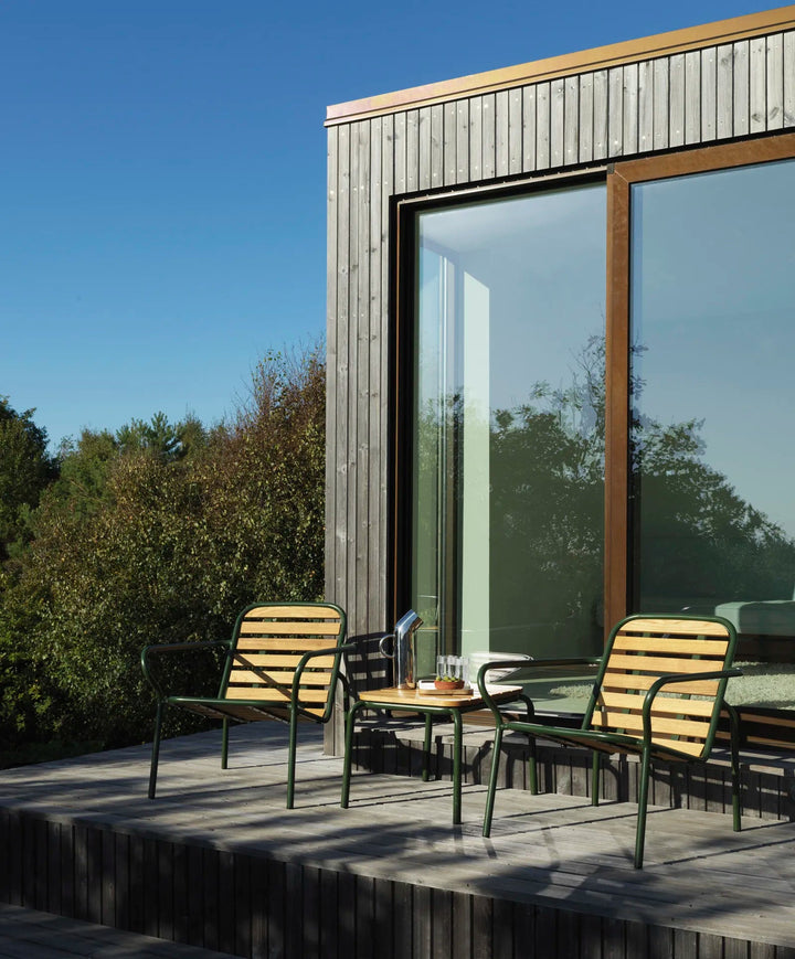 Vig Lounge Chair Wood - Normann Copenhagen Outdoor Seating - Black - HORNE