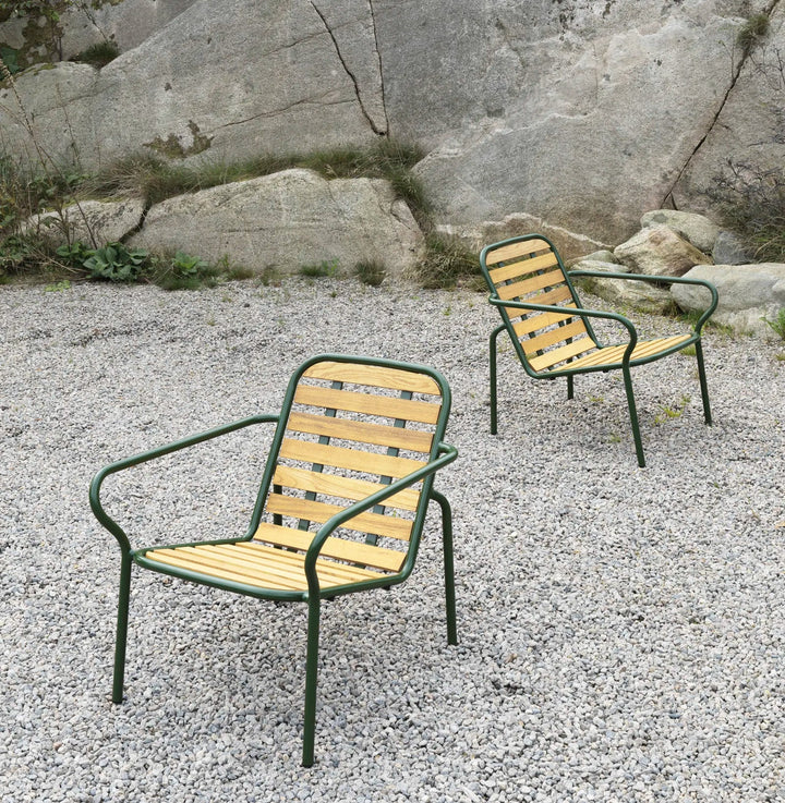 Vig Lounge Chair Wood - Normann Copenhagen Outdoor Seating - Black - HORNE