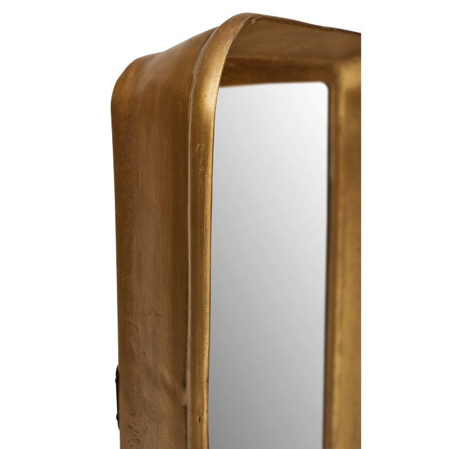 Vinod Wall Mirror - Urbia Mirrors - Vintage Silver - HORNE