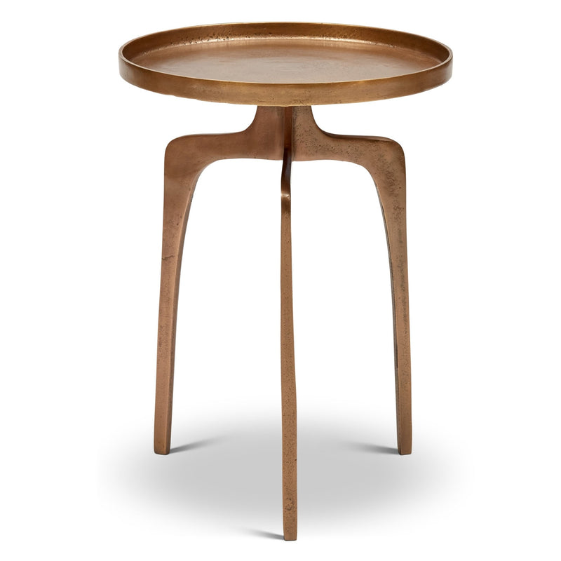 Vinya End Table - Urbia Table + Task - Antique Brass - HORNE