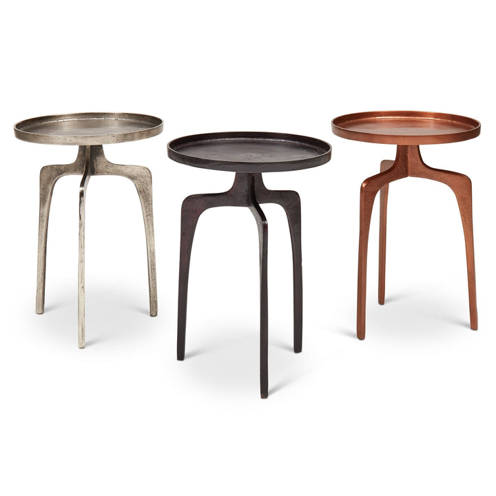 Vinya End Table - Urbia Table + Task - Antique Brass - HORNE