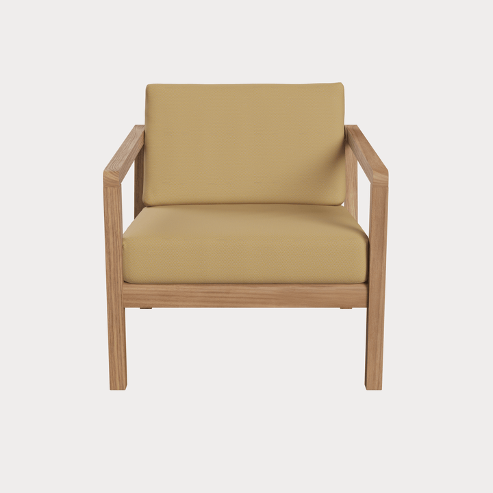 Virkelyst Chair - Skagerak by Fritz Hansen Outdoor Furniture - Honey Yellow - HORNE