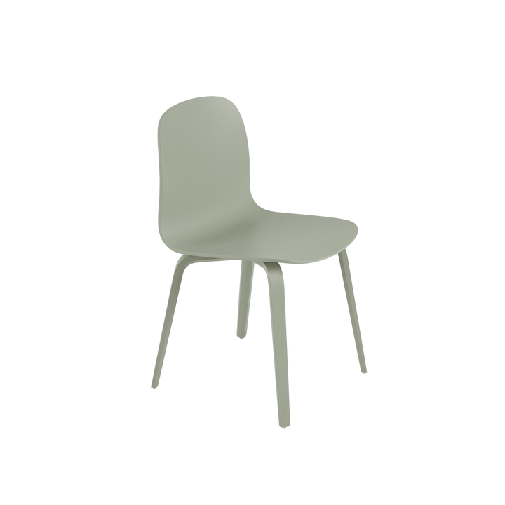 Visu Chair - Wood Base - Muuto Chairs - Dusty Green - HORNE
