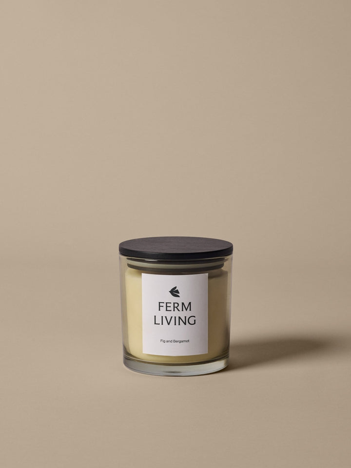 Vitto Scented Candle - H10 - Ferm Living Candle Holders - Light Celedon - HORNE