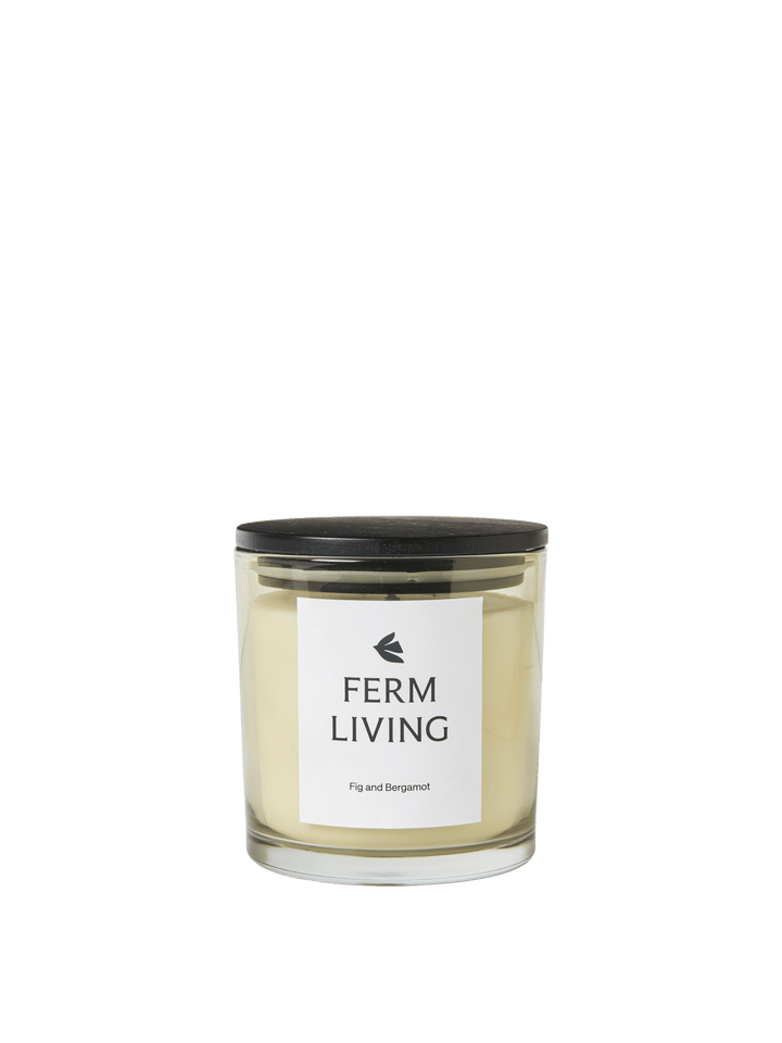 Vitto Scented Candle - H10 - Ferm Living Candle Holders - Light Celedon - HORNE