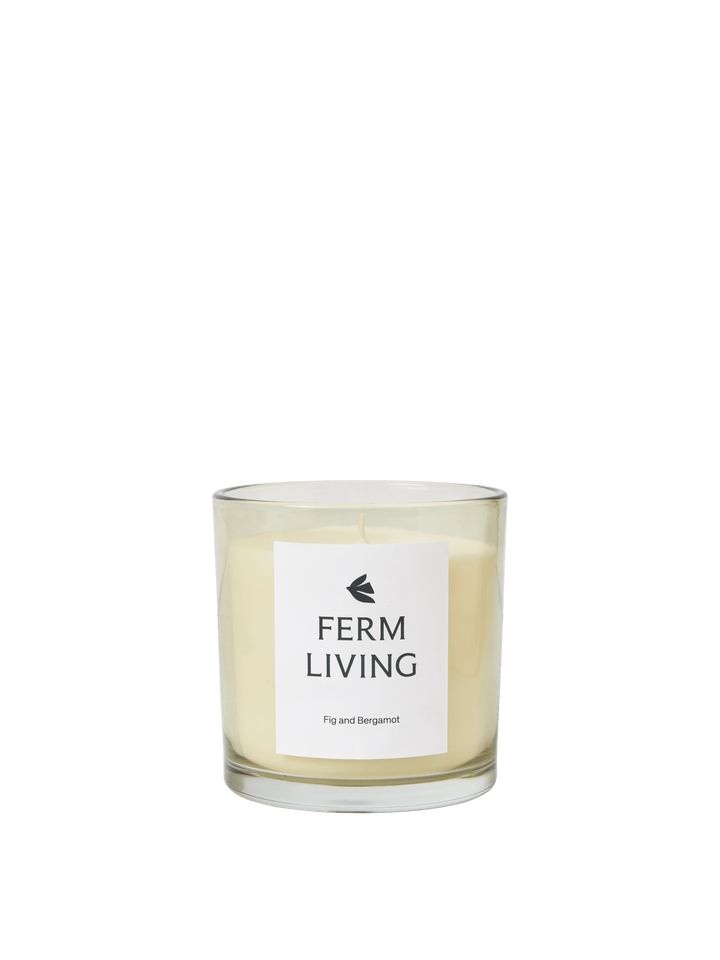Vitto Scented Candle - H10 - Ferm Living Candle Holders - Light Celedon - HORNE