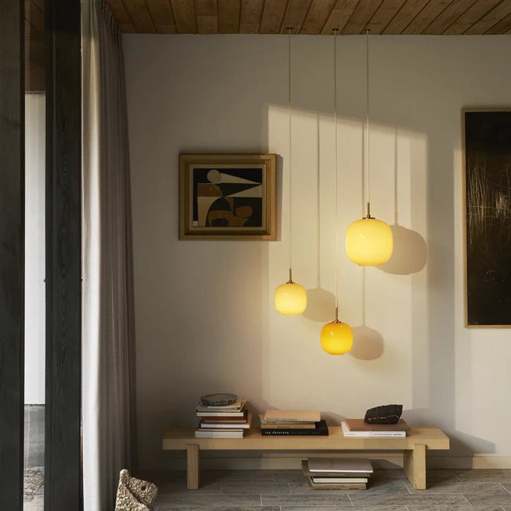 VL45 Radiohus Pendant - Louis Poulsen Pendants - Medium - Pale Yellow - HORNE