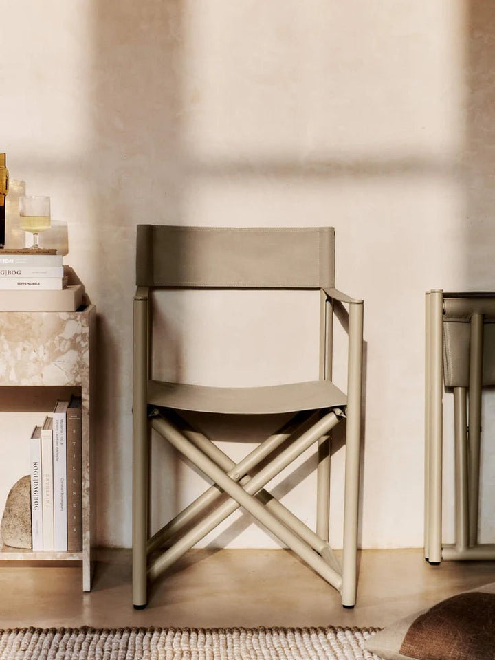 Voya Folding Chair - Ferm Living Outdoor Furniture - Cashmere - HORNE