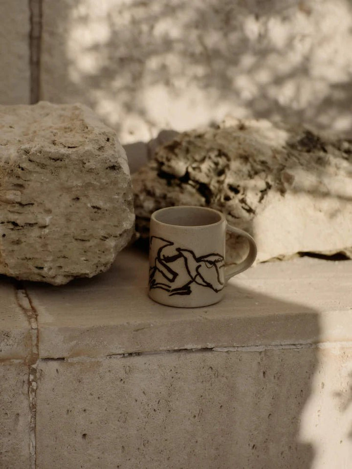 Vuelo Mug - Ferm Living Drinkware - Elm Green - HORNE