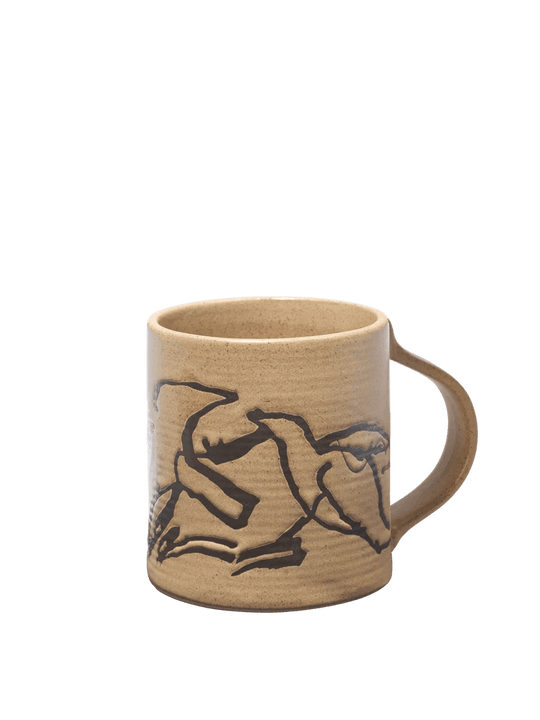 Vuelo Mug - Ferm Living Drinkware - Dark Buff - HORNE