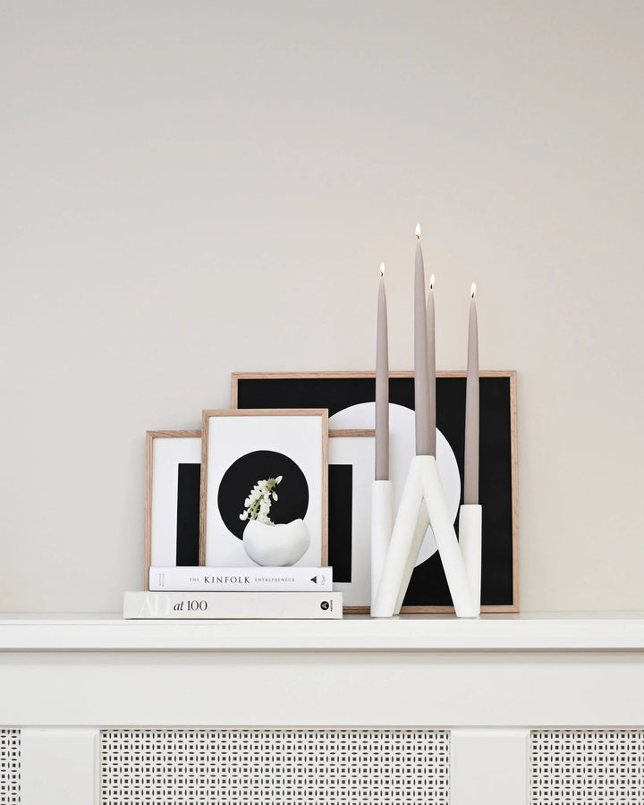 W Candle Holder - 101 Copenhagen Candle Holders - Black - HORNE