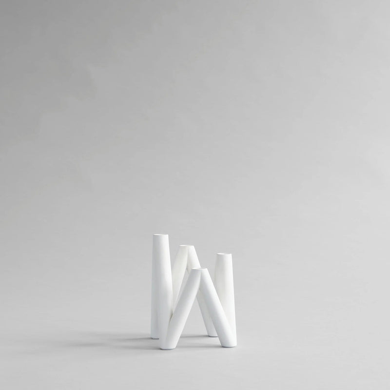 W Candle Holder - 101 Copenhagen Candle Holders - Bone White - HORNE